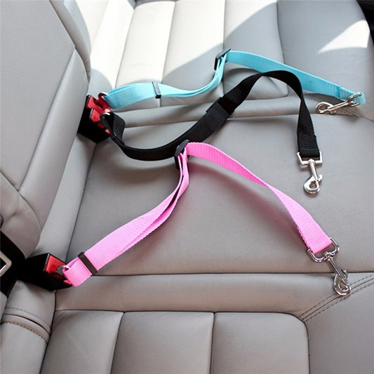 1pc Adjustable Pet Seat Belt For Car - Keep Your Dog Or Cat Safe And Secure While Driving - Trendsetter Pets