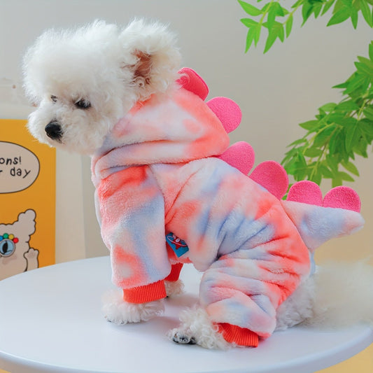 1pc Breathable Dinosaur Pet Pajamas for Dogs and Cats - Cute Loungewear for Comfortable Rest and Play - Trendsetter Pets